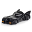 Diecast Black Bat Car 124 Scale Model, Pull Back Vehicles Alloy Simulation Supercar with Lights and Sound and Smoke Also for Vehicle Dashboard,Kids,Adult (Black Car)