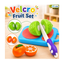 Fruits and Vegetables Play Set Toys, Realistic Sliceable Cutting Pretend Play Kitchen Toys for Kids, Play Food Toys, Fruit Vegetable Toys