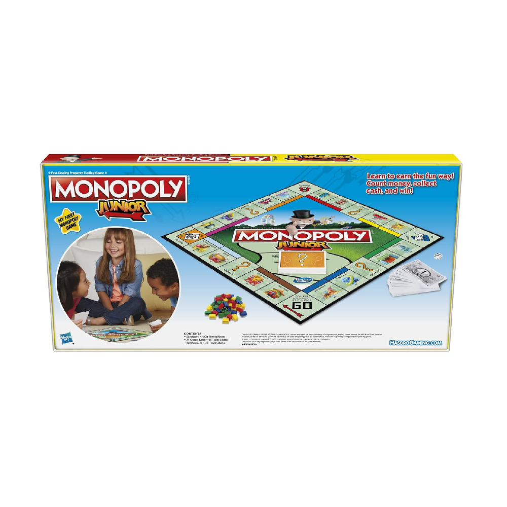 Monopoly Kid_s Great Introduction to The Junior Board Game for Ages 5 and Up