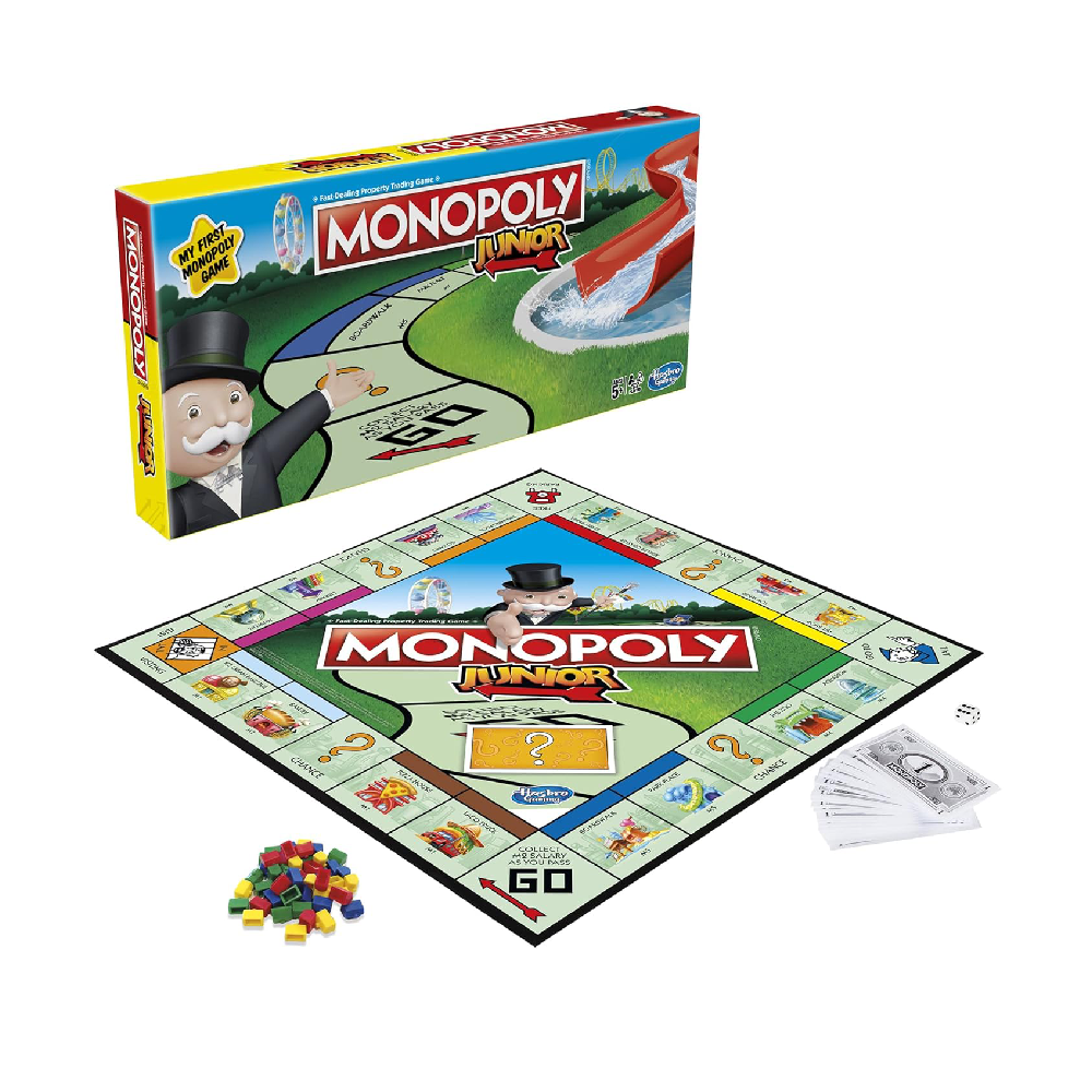 Monopoly Kid_s Great Introduction to The Junior Board Game for Ages 5 and Up