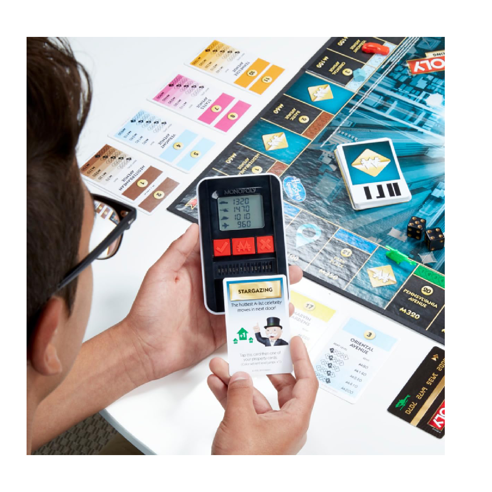 Monopoly Ultimate Banking Edition Board Game, Includes Electronic Banking Unit, Fun Christmas Board Game for Families and Kids, Strategy Game for Kids Ages 8+, Best Birthday Gift