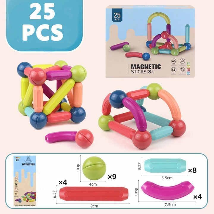 MAGNETIC BLOCK 25 PIECE