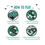 Funskool Othello Classic, Strategy Game, Board Game for Kids, Adults, Families, Educational, Fun, 2 Players, Family Fun, Learning Activity Toy for Childrens, Gift Set for Kid, Ages