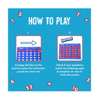 Funskool Sum Genius, Strategy Game, Board Game for Kids, Adults, Families, Educational, Fun, 1+ Players, Family Fun, Learning Activity Toy for Childrens, Gift Set for Kid, Ages 7+ Y