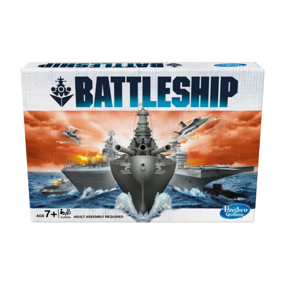 Hasbro Gaming Battleship Board Game, Classic Strategy Play for Kids and Adults, for Boys & Girls Ages 7 and Up, for 2 Players, Birthday Gift for Kids