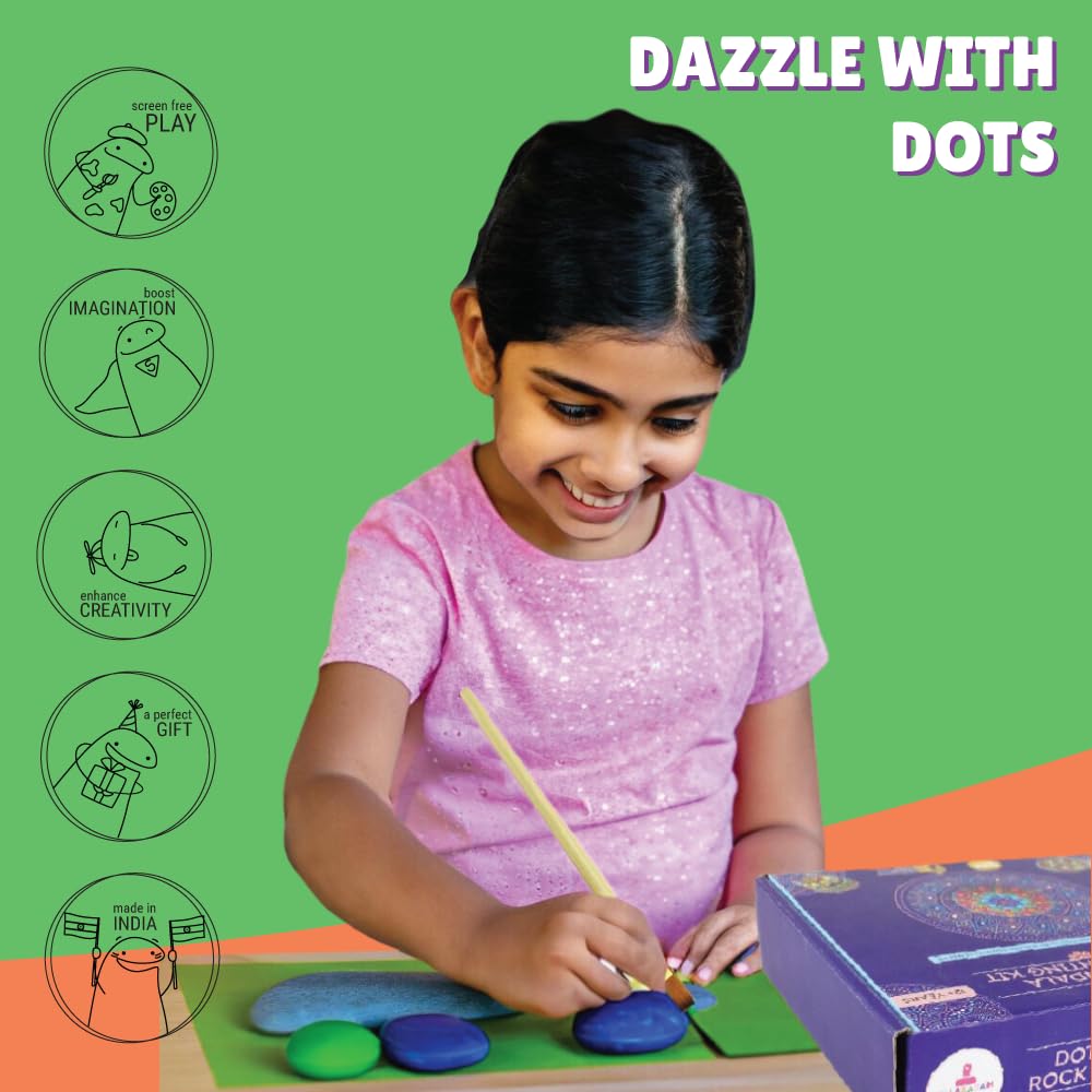 DOT Mandala Rock Paint