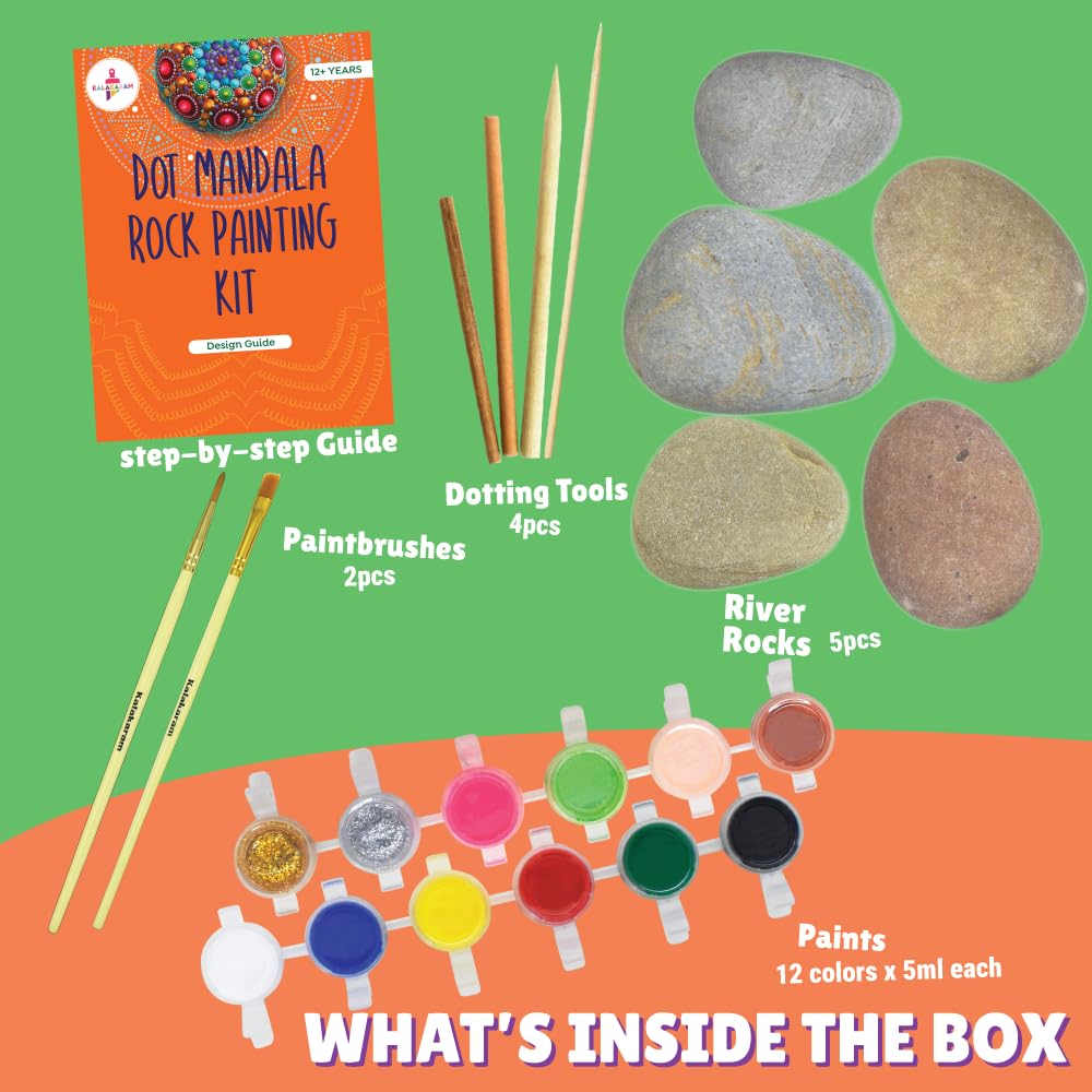 DOT Mandala Rock Paint