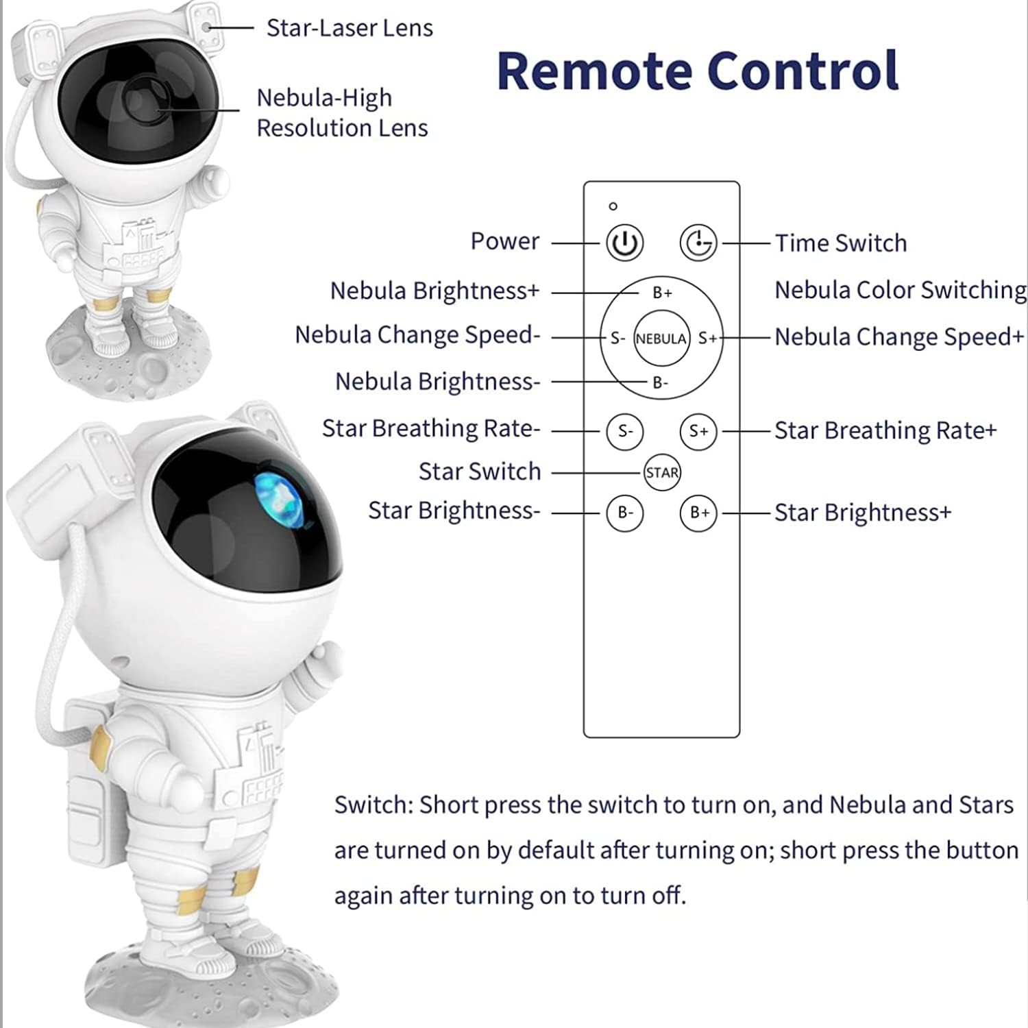 Astronaut Light Projector
