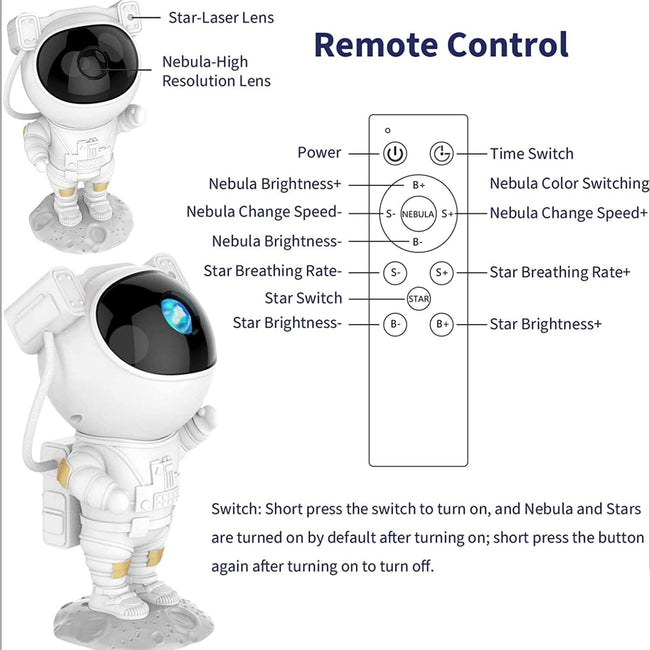 Astronaut Light Projector Main Image