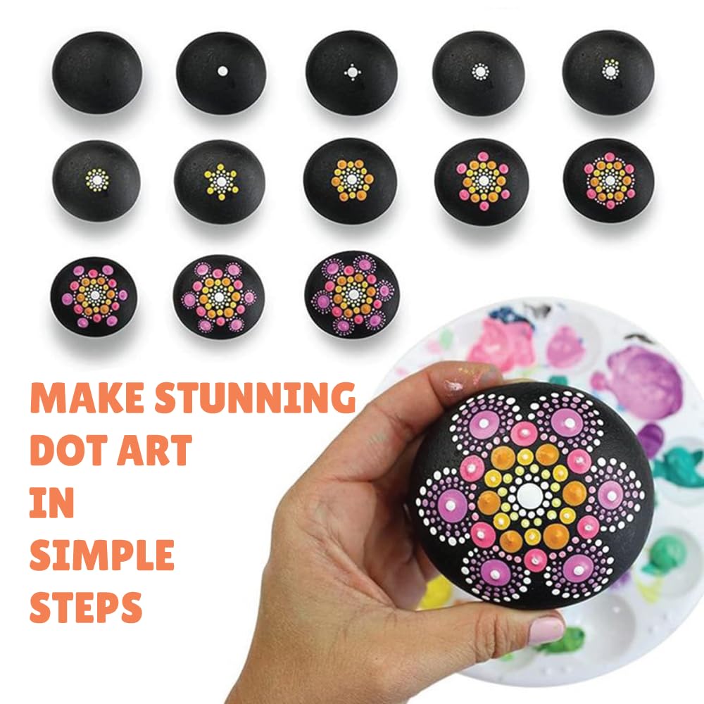 DOT Mandala Rock Paint