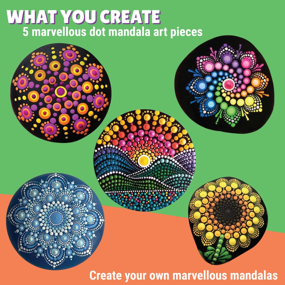 DOT Mandala Rock Paint