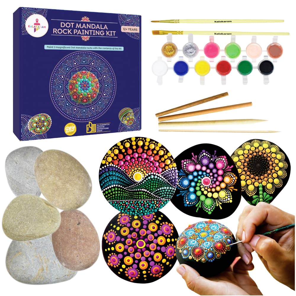 DOT Mandala Rock Paint