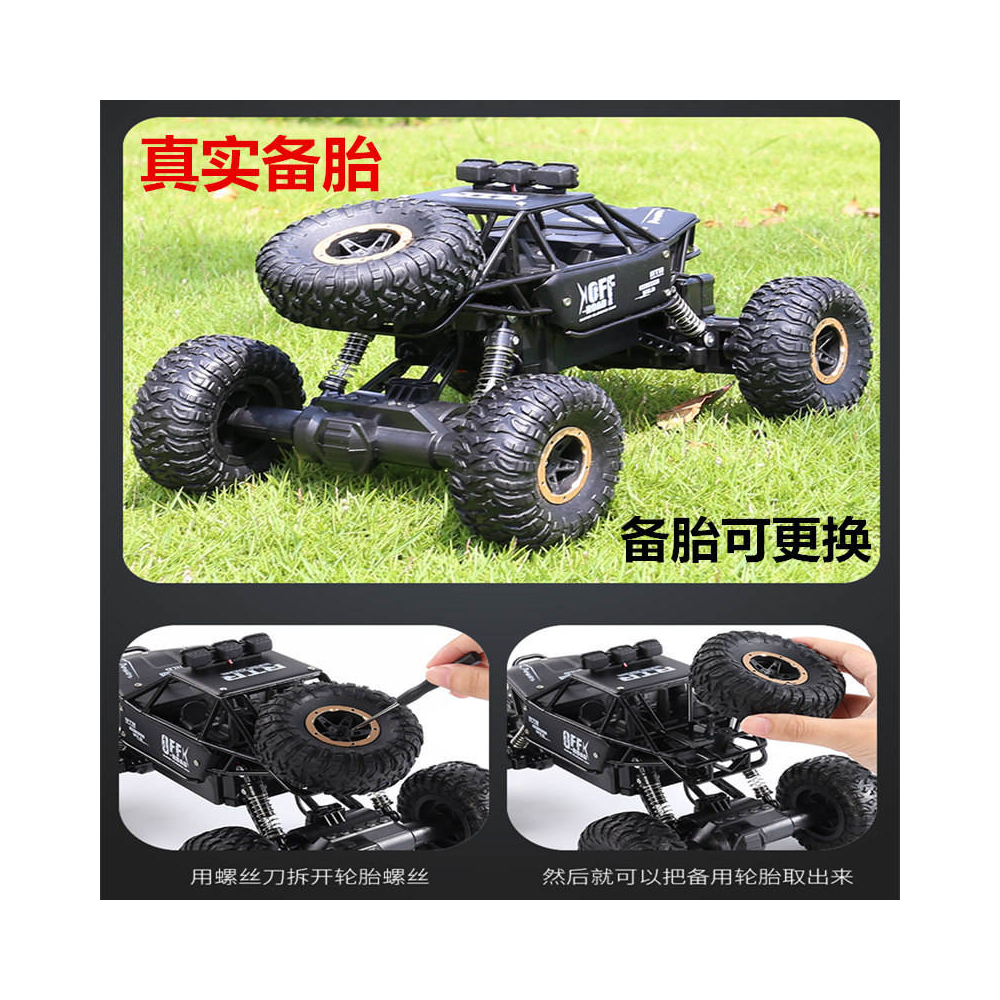 4WD RC Car Remote Control Toys Bubble Car Machine 2x2 Drive Rock Crawler Toys