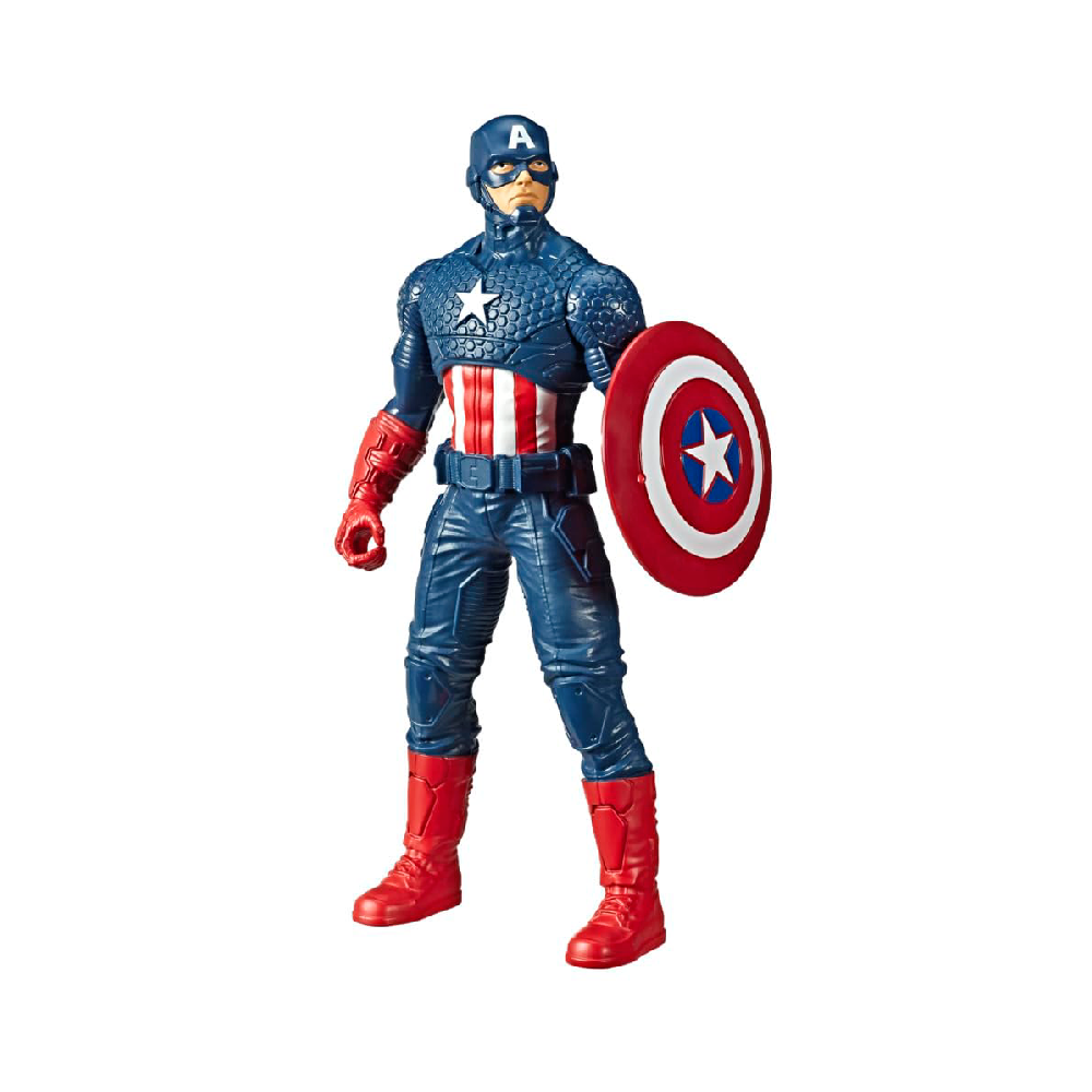 Marvel Avengers Captain America 9.5-inch Scale Action Figure Toy, Comics-Inspired Design, for Ages 4 and Up