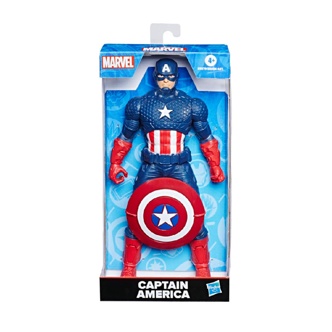 Marvel Avengers Captain America 9.5-inch Scale Action Figure Toy, Comics-Inspired Design, for Ages 4 and Up Hover Image