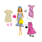 Barbie® Doll with Clothes and Accessories for 4 Complete Outfits, Gift for 3 to 8 Year Olds