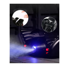 Diecast Black Bat Car 124 Scale Model, Pull Back Vehicles Alloy Simulation Supercar with Lights and Sound and Smoke Also for Vehicle Dashboard,Kids,Adult (Black Car)