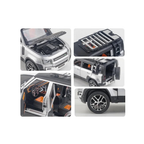 Range Rover Big Size Defender 132 Scale Model Car Exclusive Alloy Metal Pull Back Die-Cast Car Metal Pullback Toy Car With Openable Doors&Light Music Best Gifts Toys KidsColors As Per Stock