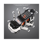 Range Rover Big Size Defender 132 Scale Model Car Exclusive Alloy Metal Pull Back Die-Cast Car Metal Pullback Toy Car With Openable Doors&Light Music Best Gifts Toys KidsColors As Per Stock