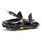 Rk Toys Die Cast Collection Metal Lamborghini Centenario Lp 770-4 Model Car, Pack of 1, Black Scale Model 132 Music and Light
