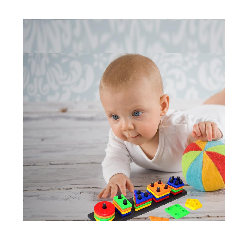 EITHEO Geometric Angle Blocks for Kids  26 Pcs Montessori Sorting & Stacking Educational Toy