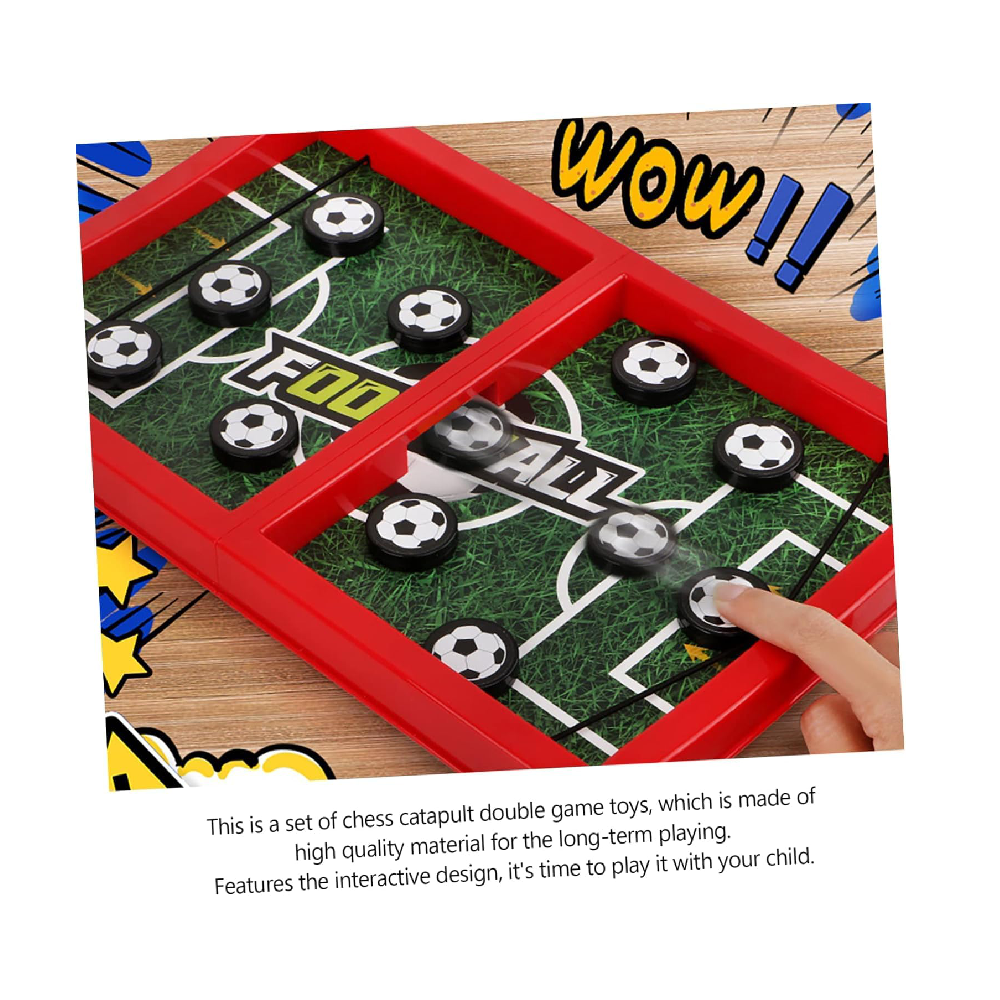 Football-Themed Sling Puck Game – Fast-Paced 2-Player Tabletop Action Toys for Kids & Adults – Fun Family Game for Parties & Travel!