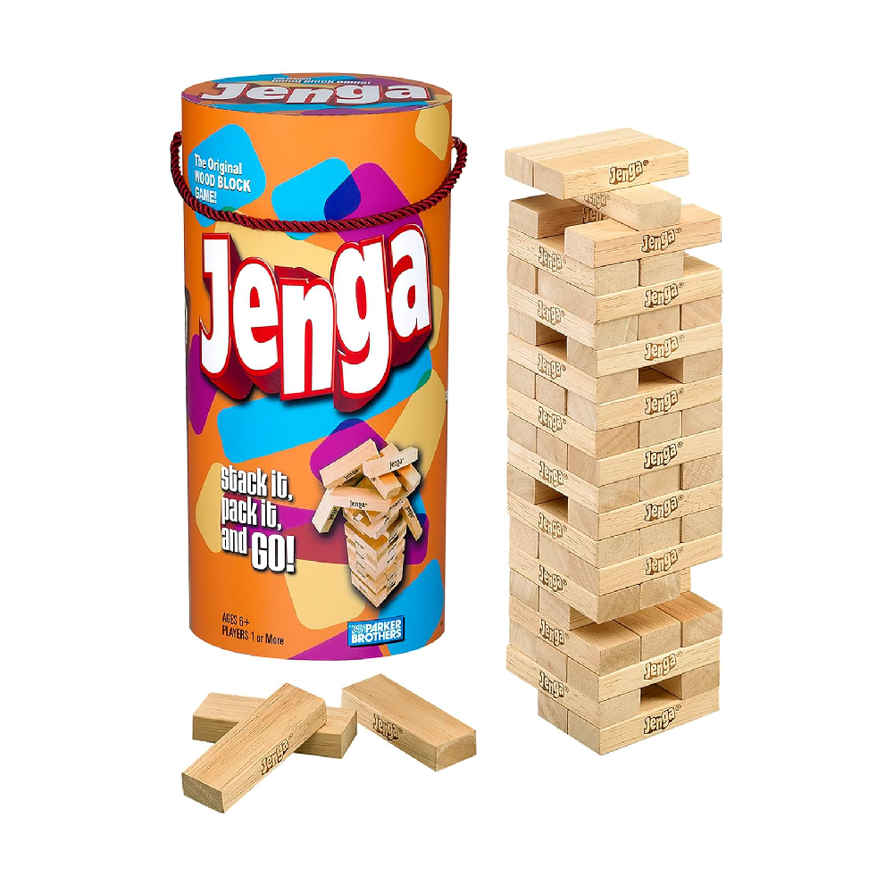 Funskool Jenga Wood Block Game Jenga Tube Pack - Pack of 1,