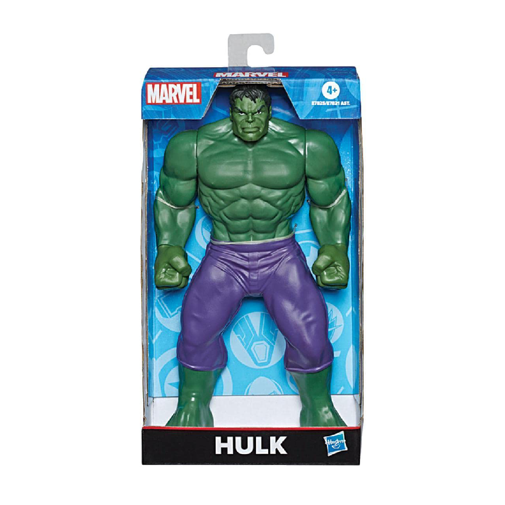 MARVEL CLASSIC Hulk Toy 9.5-Inch Scale Collectible Super Hero Action Figure, Toys For Kids Ages 4 and Up