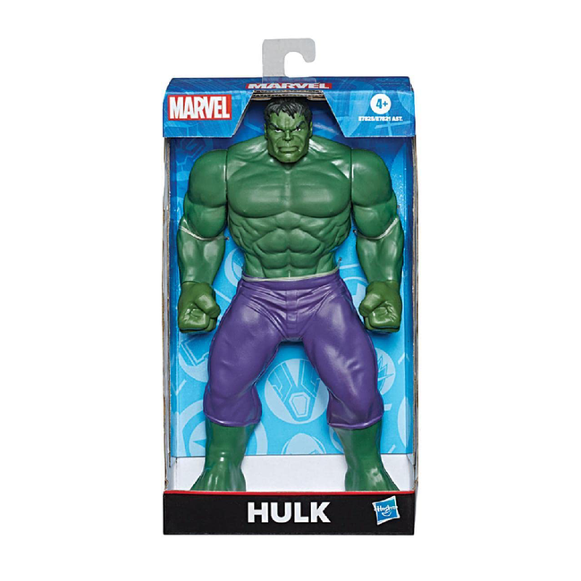 MARVEL CLASSIC Hulk Toy 9.5-Inch Scale Collectible Super Hero Action Figure, Toys For Kids Ages 4 and Up Hover Image