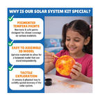 Kalakaram DIY Solar System Model Kit for Kids  DIY Space Toy for Kids Ages 5+  Paint & Assemble Solar System Set  STEM Educational Toy for Projects & Science Facts  Learning & Craft Activity Kit