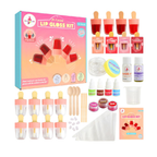Kalakaram Make Your Own Lip Gloss Kit - Gifts for Girls Age 10-12  Make 8 Lip Gloss With Nourishing Vitamin E Oil