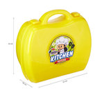 Kitchen Set Toy for Kids 2+ Years, BIS Certified Safe for Kids, Portable Pretend Play Cooking Set with Accessories, Role Play Toy for Girls & Boys, Multicolour