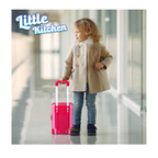 Kitchen Set for Girls  Light & Sound Portable Trolley 18 pcs Kitchen Toys for Girls  Big Cooking Set for Kids  Battery Operated Pretend Play