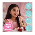 Kalakaram Make Your Own Lip Gloss Kit - Gifts for Girls Age 10-12  Make 8 Lip Gloss With Nourishing Vitamin E Oil