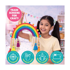 Kalakaram DIY Macrame Rainbow Kit, Macrame Craft Kit for Beginners, DIY Home Decor, DIY Kids Room Decor, Activity Kit for Kids, DIY Kit for Kids