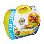 Kitchen Set Toy for Kids 2+ Years, BIS Certified Safe for Kids, Portable Pretend Play Cooking Set with Accessories, Role Play Toy for Girls & Boys, Multicolour