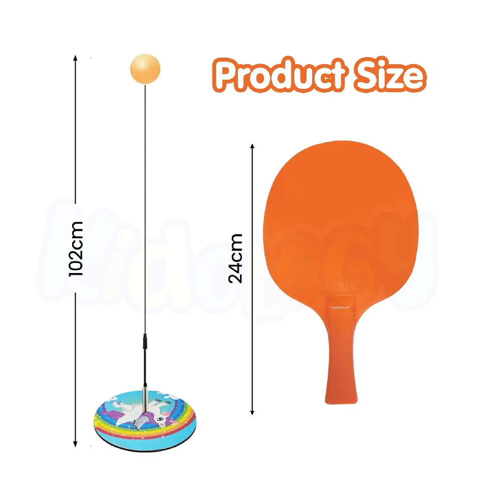Light Table Tennis Self Training Indoor Gaming 2 Rackets & 6 Practice Ping Pong Ball Parent Child Interaction Indoor Toys for Kids Fun Party Game Sports Toy