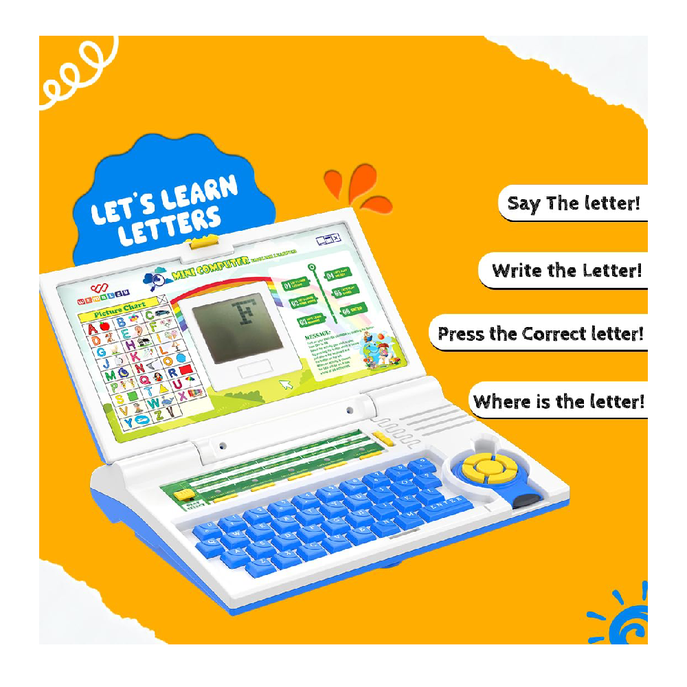 Educational Kids Laptop Learning Toy for 2-5 Years Boys Girls Computer