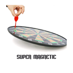 Mini Explorer Magnetic Dart Board for Kids 15 Inch – Safe Dart Game Set with 4 Darts, Indoor Outdoor Sports Toy for Boys Girls, Family Game, Party Game, Birthday Gift Toy