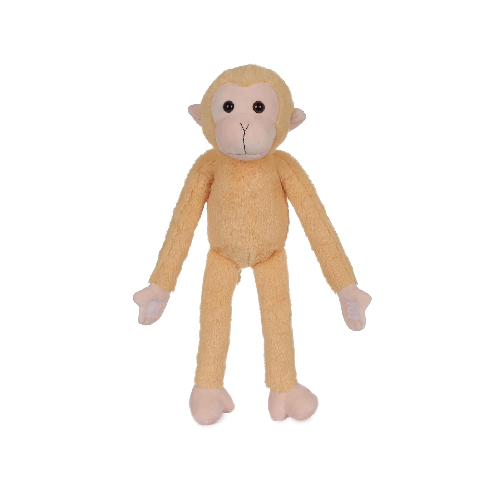 Mirada Adorable Brown Hanging Monkey Soft Plush Toy – Long Arm Stuffed Animal for Kids  Cute Jungle Theme Gift for Boys & Girls  40cm
