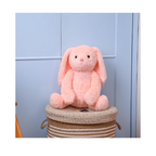 Mirada Cute Peach Bunny Soft Toy for GirlsKids  Huggable Rabbit with Long Ears  Soft Stuffed Plush Animal  Cute Soft Toys, Baby Toys, Stuffed Animals, Cuddle Toy, Gift Item for Kids - 35cm