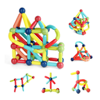 New Design Plastic Material Magnetic Building Sticks STEM Educational Toys for Kids