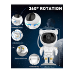 Astronaut Starry Projector 360° Adjustable Galaxy Space Projector Light Lamp with Remote Control Spaceman Night Light for Decoration Suitable Gaming Room