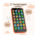 Educational Phone Toy for 2-12 Years Kids Rechargeable 24 Modes Talking Baby Smart Phone Mobile