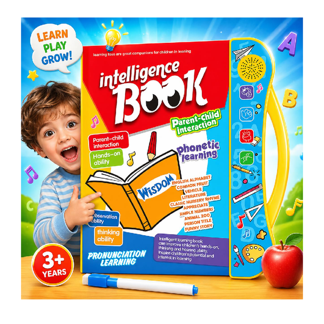 Interactive Sound Book for Kids with Marker (Ages 2–7) Hover Image