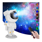 Astronaut Starry Projector 360° Adjustable Galaxy Space Projector Light Lamp with Remote Control Spaceman Night Light for Decoration Suitable Gaming Room