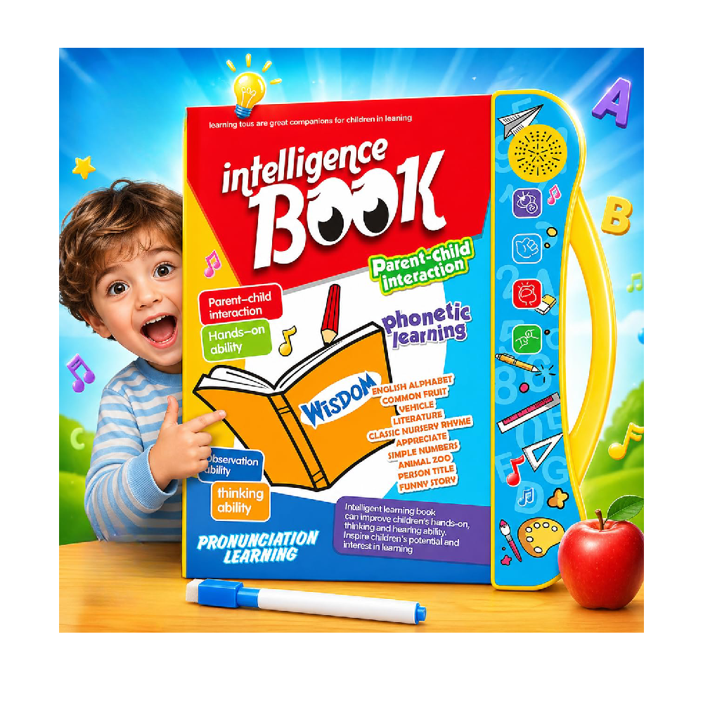 Interactive Sound Book for Kids with Marker (Ages 2–7)