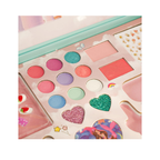 Princess Makeup Kit for Girls  Washable Pretend Play Cosmetic Set with Lipstick, Nail Polish, Jewelry & Accessories  Safe Non-Toxic