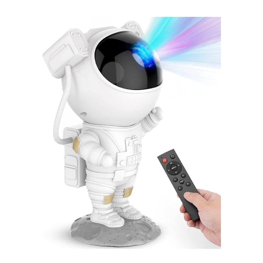 Astronaut Starry Projector 360° Adjustable Galaxy Space Projector Light Lamp with Remote Control Spaceman Night Light for Decoration Suitable Gaming Room