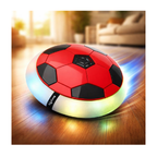 Smart Electronic Rechargeable Hover Air Ball Football Toy, 2000mAh, USB Type-C, 3 Speed Modes, LED Light, Strong Body, Indoor Soccer, Safe for Boys & Girls